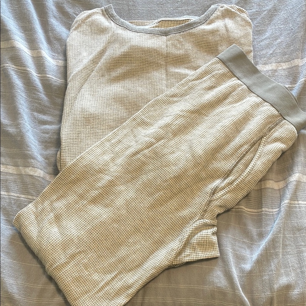 Goodfellow & Co. Gray Waffle Knit Top